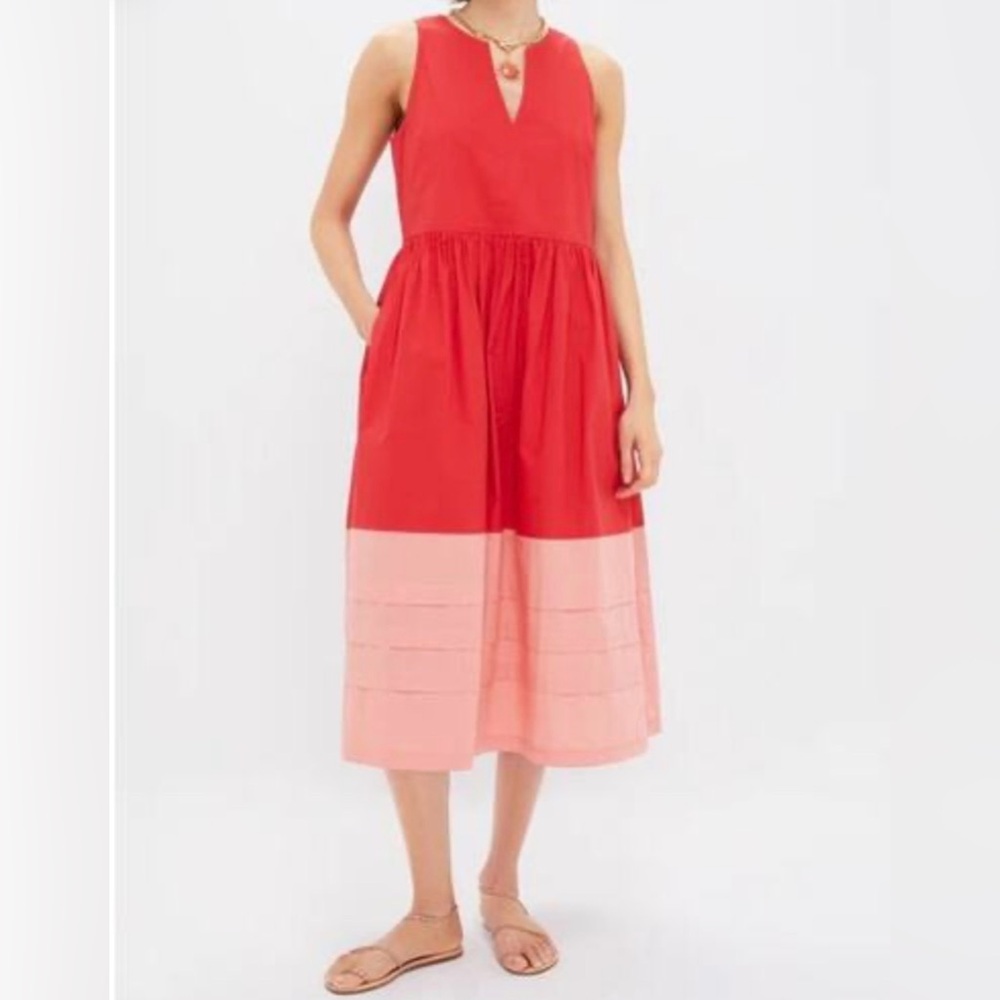 Tuckernuck poppy womens Red and Pink Sleeveless Dress size XS